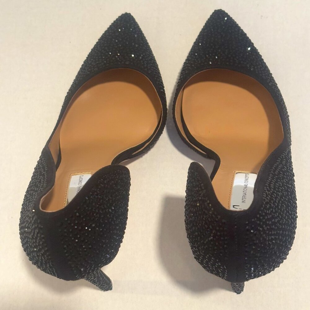 INC International Concepts Womens Kenjay19 Closed Toe D-Orsay, Black Size 9 M - Picture 5 of 16